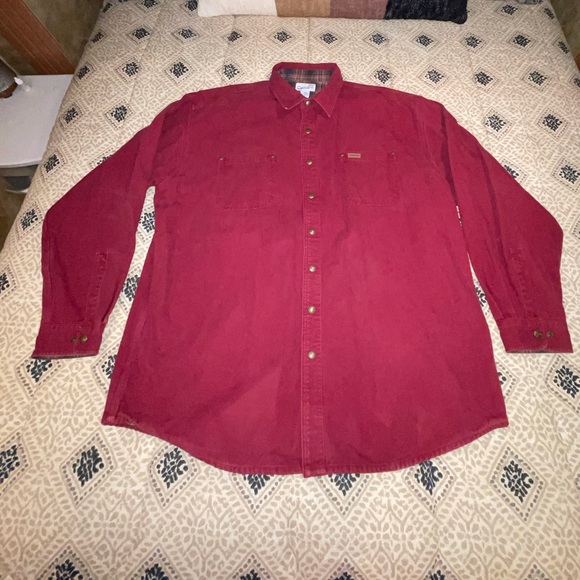 Carhartt Other - Carharrt Button Down Flannel Lined Shirt Jacket